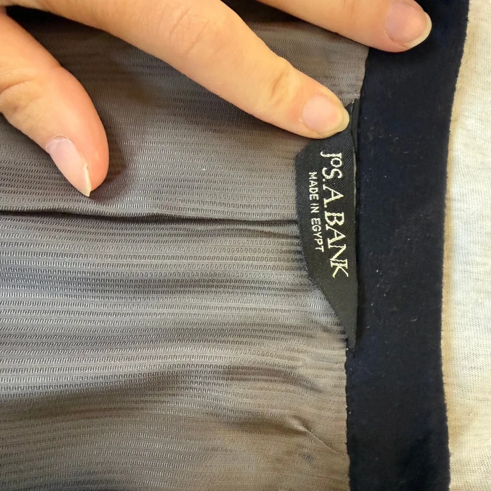 NWOT Jos A Bank Signature Collection Navy Blue 100% Cashmere Blazer‎ Coat 52R